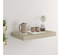 Étagère murale flottante chêne 40x23x3,8 cm MDF Chêne G