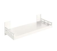 Étagère murale flottante en acier inoxydable pour cuisine, étagère de rangement moderne pour salle de bain, restaurant et hôtel, 30 x 15 cm, solution durable et élégante pour économiser de l'espace