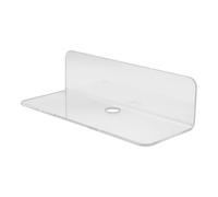 Étagère Murale Flottante en Acrylique, Pose sans Percer pour Interrupteurs | Transparence Élevée, Design Minimaliste Moderne, Rangement Compact pour Haut-parleur Intelligent et Toilettes