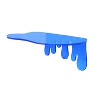 Étagère murale flottante en acrylique pour salle de bain | Étagère esthétique haute transparence pour livres, , cadre photo, parfum