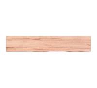 Etagère Murale Flottante en Bois Massif traité Finition Vernis (100 x 20 x 2 cm)