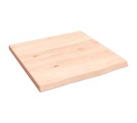 Etagère Murale Flottante en Bois Massif traité Finition Vernis (40x40x2cm)