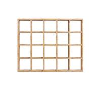Étagère murale flottante en bois pour théière et tasses