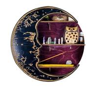 Étagère Murale Flottante en - Étagère Murale Mignonne pour Bougies, Pierres précieuses, Pots, cosmétiques, décoration de la Maison, Artisanat et Objets de Collection, Rangement Peu encombrant