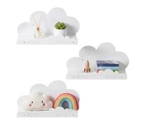 Étagère murale flottante en forme de , 29,5 x 9,4 x 15 cm, décoration murale flottante - Décoration de chambre à coucher d'histoire | pour chambre de fille, salle de bain, maison, salle de jeux