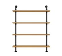 Étagère murale flottante en forme de tuyau industriel pour salon, cuisine, bureau, chambre à coucher