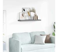 Etagère Murale Flottante Gris 80x23,5x3,8 cm MDF Suspendue Bibliothèque vidaXL