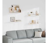 Etagère Murale Flottante Gris 80x23,5x3,8 cm MDF Suspendue Bibliothèque vidaXL