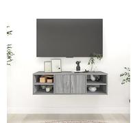 Étagère murale flottante moderne grise Sonoma - 102 x 30 x 29 cm - Bois d'ingénierie - Rangement mural élégant et décoration d'intérieur pour salon, chambre à coucher, bureau - Solution d'étagère