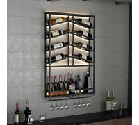 Étagère murale flottante pour bar, cuisine, cave à vin