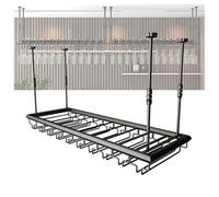 Étagère murale flottante pour verres à vin et bouteilles de liqueur, mini étagère de bar à suspendre, parfaite pour la maison, le salon et la décoration de restaurant.