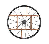 Étagère murale flottante ronde en métal de style rétro avec un design unique, étagère flottante pour livres, souvenirs, photos
