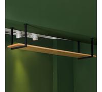 Étagère murale flottante, support pour fleurs/plantes suspendu au plafond, étagère de rangement pour cuisine, porte-bouteilles, étagère murale pour restaurant, bar ou balcon.(1-layer 120x30x40cm)