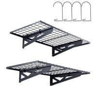 Etagere Murale Garage - Vevor - 1220 X 620 X 209 Mm,Lot De 2 Grande Surface Utilisable Capacité De Charge 114 Kg Multicolore