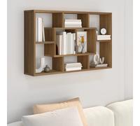 Étagère Murale Gris Béton 85x16x52,5 cm Bois d'Ingénierie Flottante vidaXL