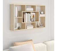 Étagère Murale Gris Béton 85x16x52,5 cm Bois d'Ingénierie Flottante vidaXL