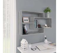 Étagère murale Gris Sonoma 104x20x58,5 cm Matériau dérivé du bois