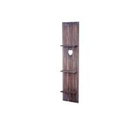 Etagère murale HWC-C92 150x33x13cm bois massif vintage marron shabby