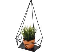 Étagère murale HWC-K79, Étagère suspendue Étagère de décoration Étagère de cuisine, métal 44x23x11cm ~ noir