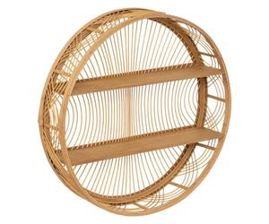 Étagère murale ""Inacio"" bambou D70cm - Atmosphera Créateur d'intérieur