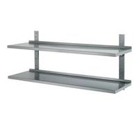 Etagère Murale Inox Pleine sur Crémaillères - L2G - Inox1200 inox