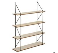 Étagère murale ""Iris"" bois et métal 60x80cm - Atmosphera createur d'interieur