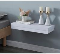 Étagère murale 'Karkkila' avec tiroir Blanc