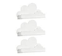 Étagère Murale Lot de 3 Nuages Design Moderne de Rangement