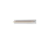 Etagère murale MARCEAU 107cm - Blanc et Bois