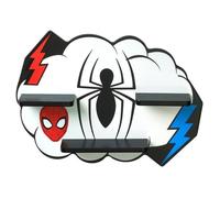 Étagère Murale - MARVEL - Spiderman - 3 étagères - Plastique - Rouge