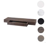 Étagère murale MCW-H37 8x80x25cm brun shabby