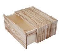 Étagère Murale Hwc-C55, Étagère Tiroir, Style Shabby, Vintage 21x46x30cm Brun Naturel Multicolore