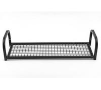 Étagère Murale Métal Style Loft - Design Industriel Moderne pour Salon, Cuisine, Salle de Bain & Bureau - Étagère Suspendue Noire - Montage Flottant Robuste (60cm)