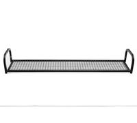 Étagère Murale Métal Style Loft - Design Industriel Moderne pour Salon, Cuisine, Salle de Bain & Bureau - Étagère Suspendue Noire - Montage Flottant Robuste (100cm)