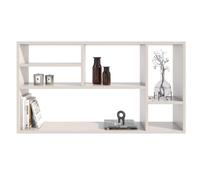 Étagère Murale Milano - Bibliothèque Suspendue - 60x109 2x18 cm - Blanche