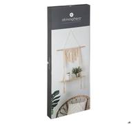 Atmosphera Étagère murale en bois Macramé 80 cm Ivoire