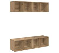 Étagère murale modulable - vidaXL - Chêne artisanal - 37x37x72 cm - Rectangulaire - Étagères modulaires
