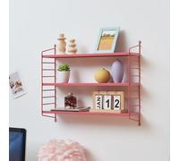 Étagère murale modulaire 'Strängnäs' acier 50 x 60 x 15 cm rouge pastèque