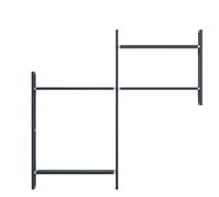 Etagère murale module de base D Oncono - ONCONO MODUL D SCHWARZ