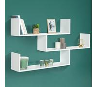 Etagère murale multiposition LOU blanche