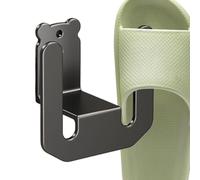 Étagère murale murale à suspendre sans perforation pour salle de bain, crochets de drainage sur le mur derrière la porte de la salle de bain, support de rangement pour chaussures