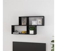 Étagère murale Noir 100x18x53 cm Bois d’ingénierie Noir G
