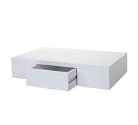 Étagère Murale Oise, tiroir, 40cm - Blanc