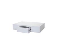 Etagère murale Oise, tiroir, 40cm blanc