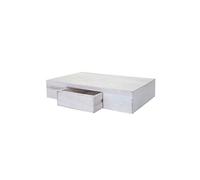 Etagère murale Oise, tiroir, 40cm blanc shabby