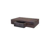 Étagère murale Oise tiroir 40cm ~ brun shabby
