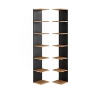 Vicco Étagère Murale Paolo, Anthracite, 28x190cm Lot de 2