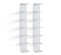 Étagère murale Paolo, 28x190cm Lot de 2, Blanc, Vicco 52083
