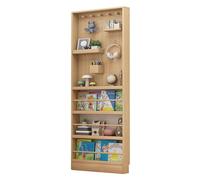 Étagère murale peu encombrante derrière la porte avec planche perforée - Meuble de rangement caché pour espaces de vie modernes