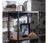Etagère murale PIRU 35x18x35 cm Sheesham massif | Bibliothèque